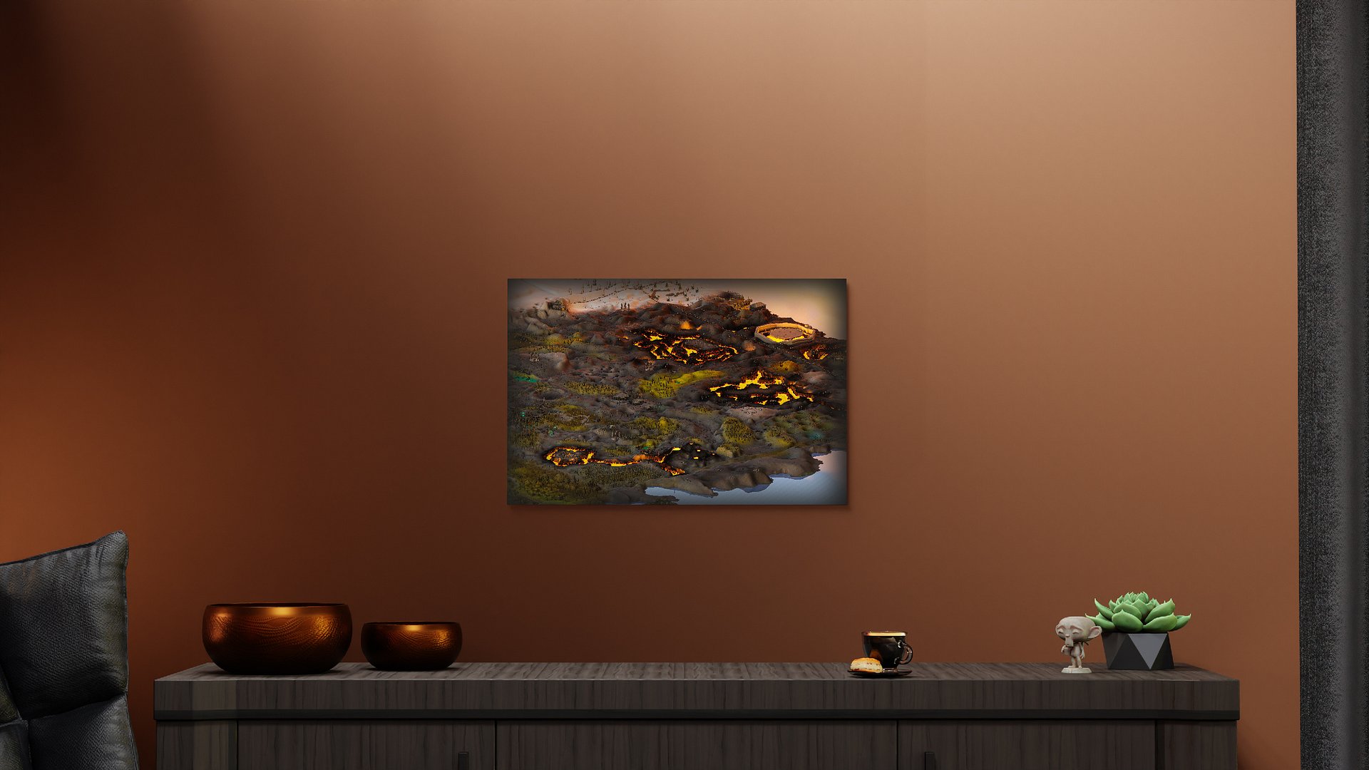 The Wilderness | Enhanced Matte 3D OSRS Poster product image (3)