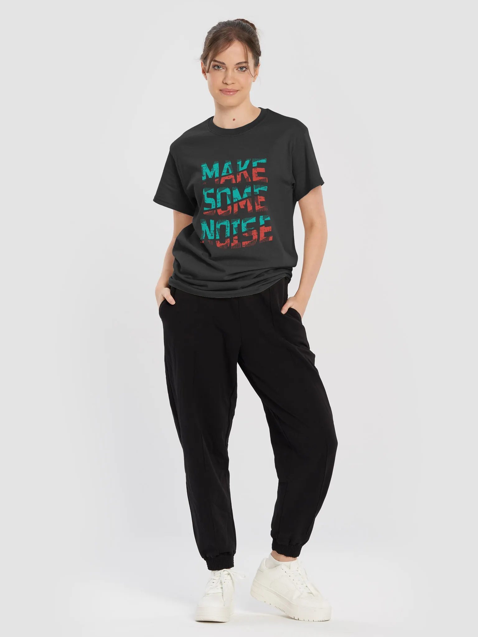 Make Some Noise! Heavyweight Printed T-Shirt product image (5)