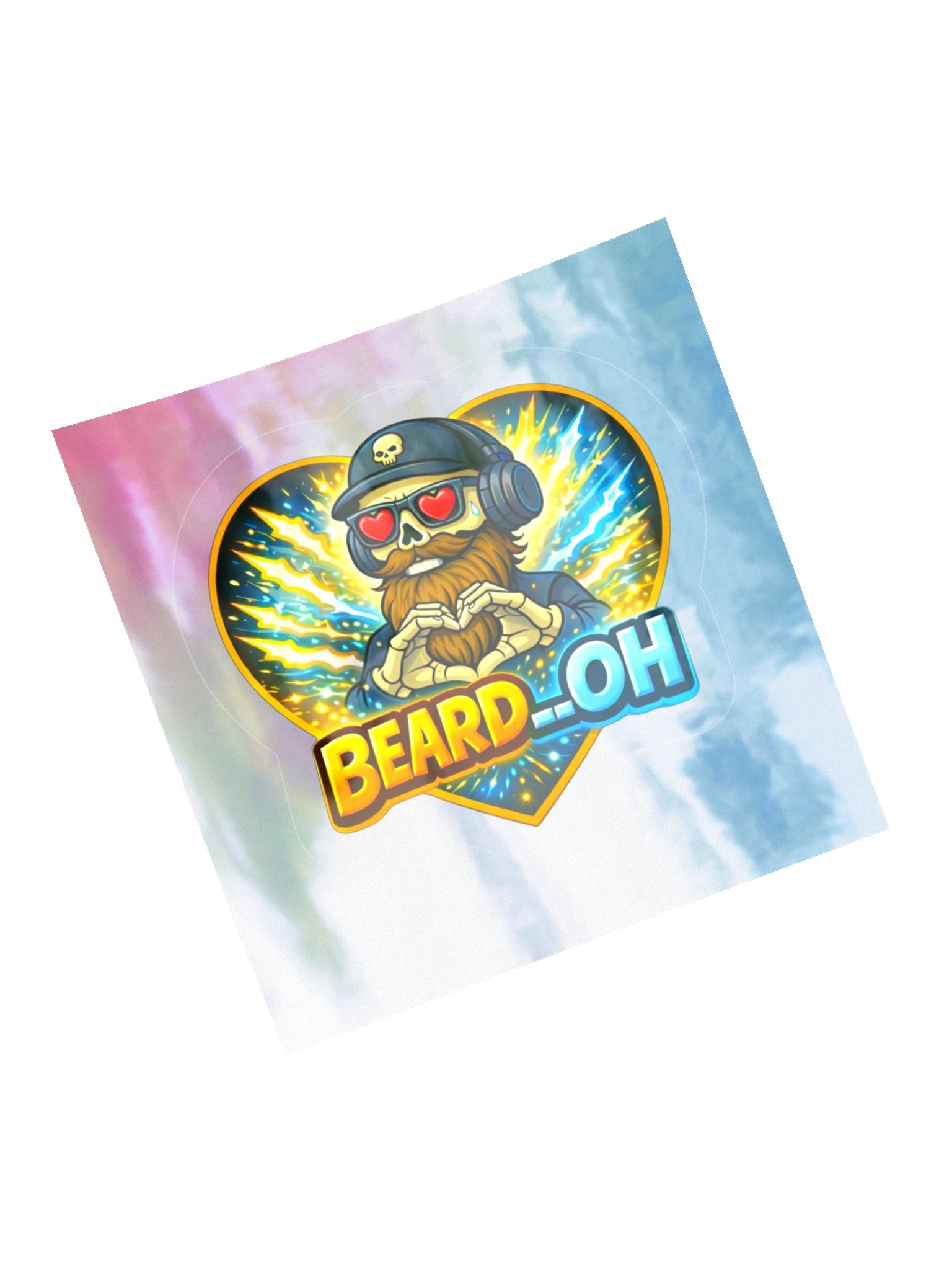 Beard__Oh Holographic Sticker Sheet product image (5)