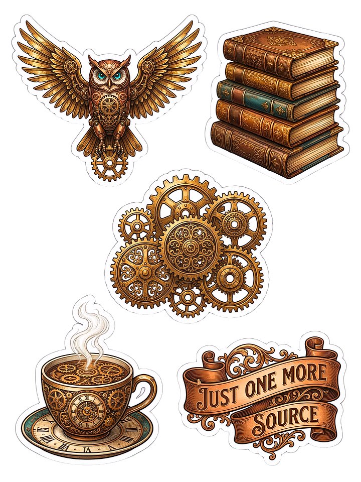Midnight Research Session Sticker Pack product image (3)