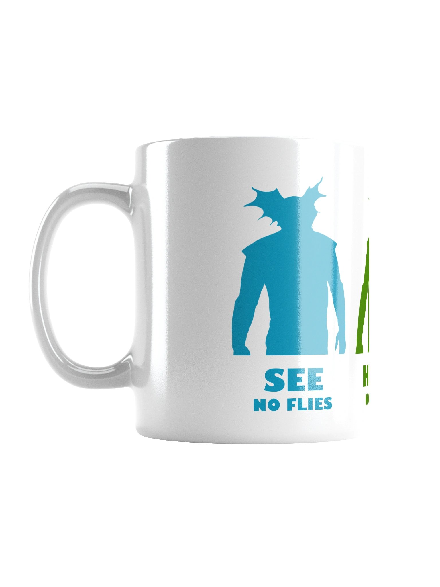 See-Hear-Harm Tri-Colour Mug product image (1)