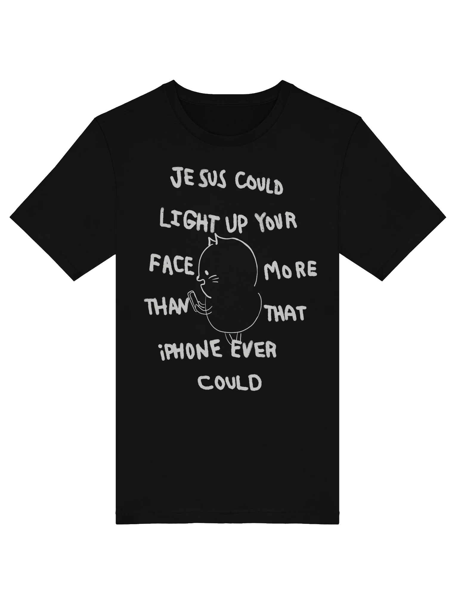 Parody iPhone Jesus Statement Tee product image (5)