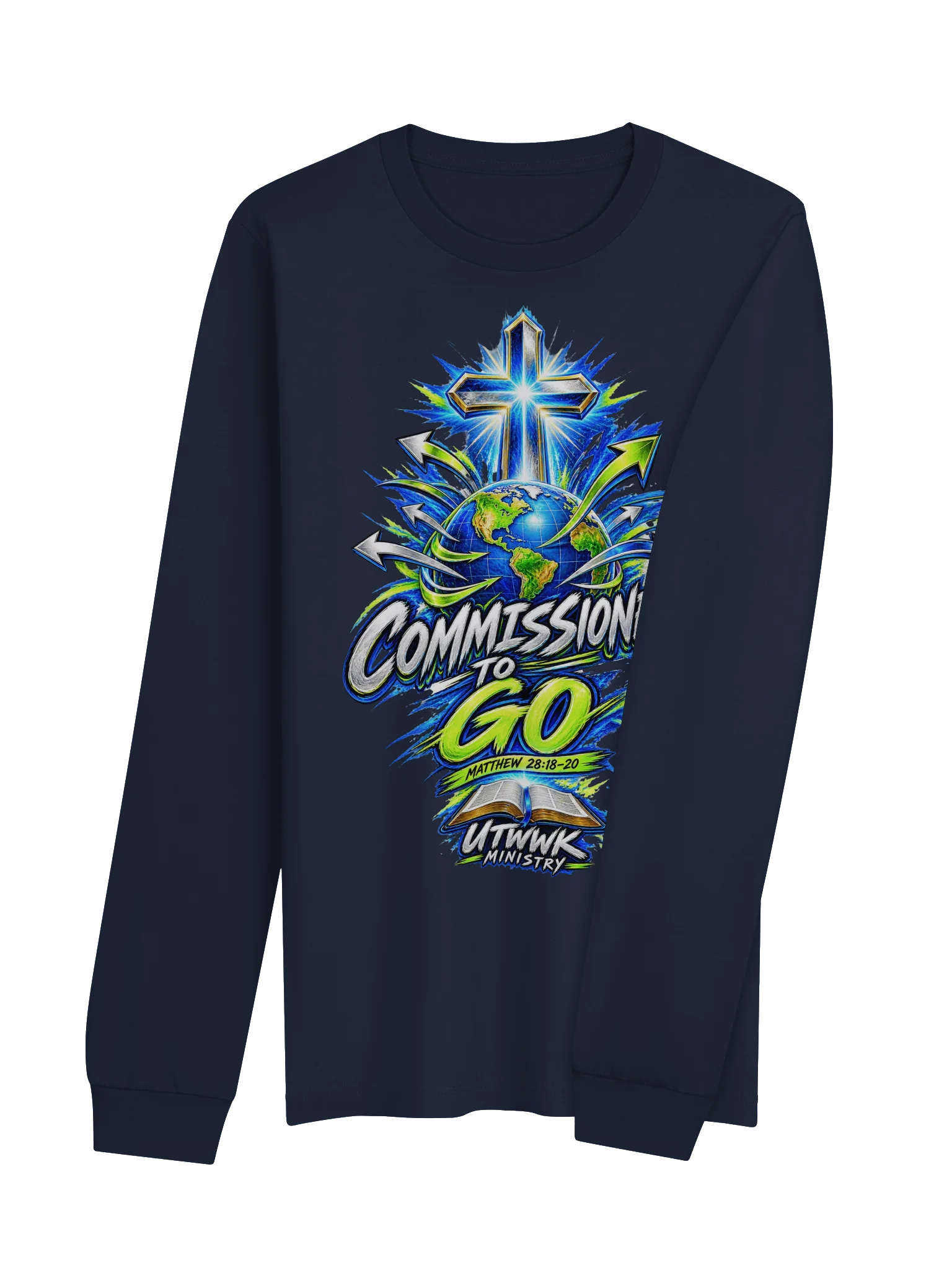 Commissioned to Go Adult Long-Sleeve T-Shirt product image (32)
