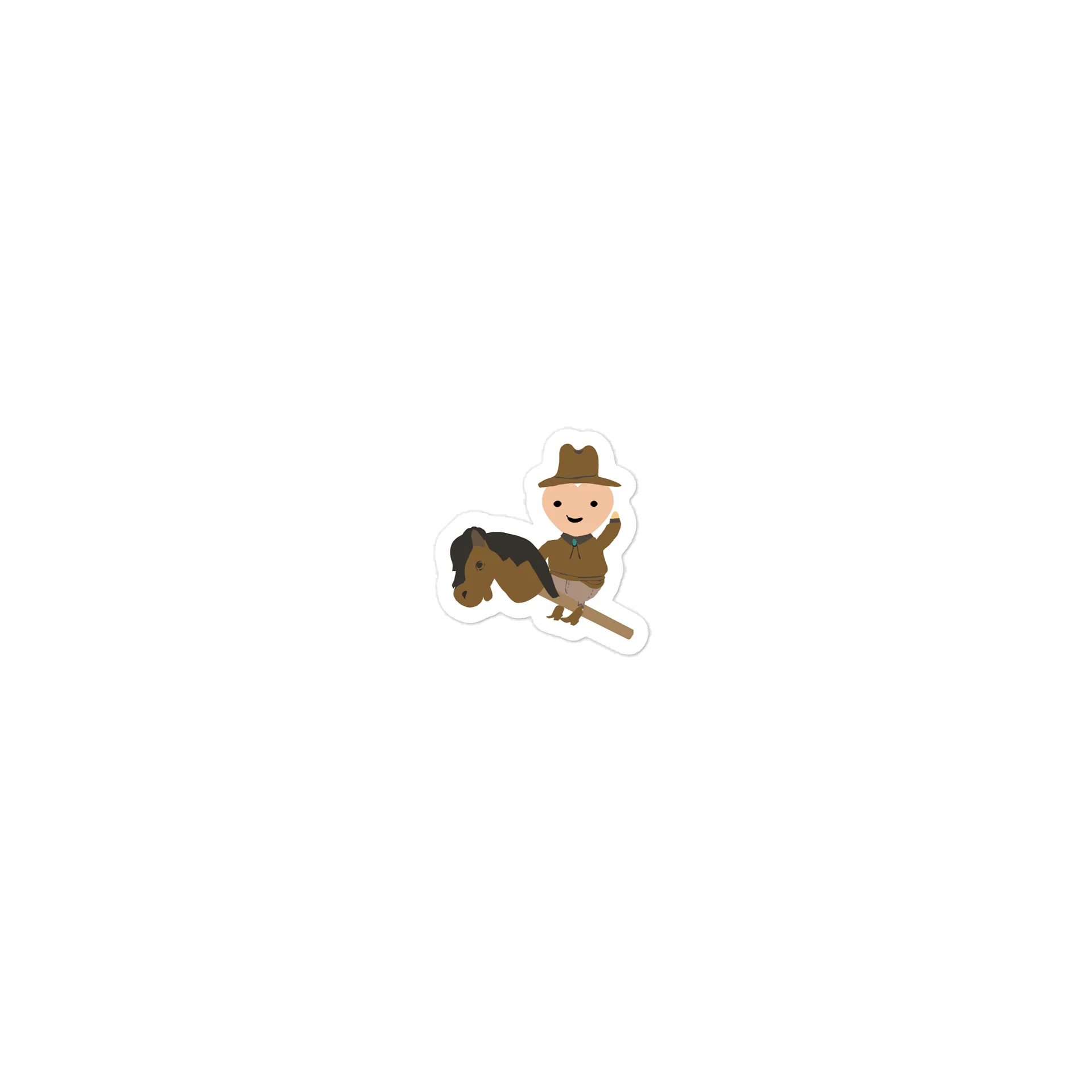 Doofy Duo Hobby Cowboy Sticker product image (1)