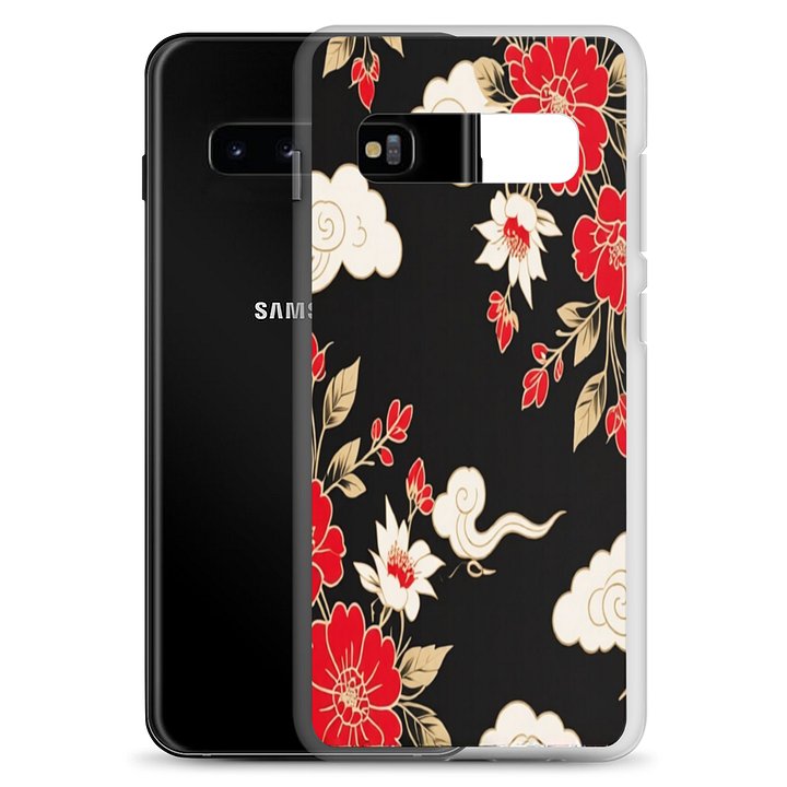 Red lotus clouds android snapcase product image (4)