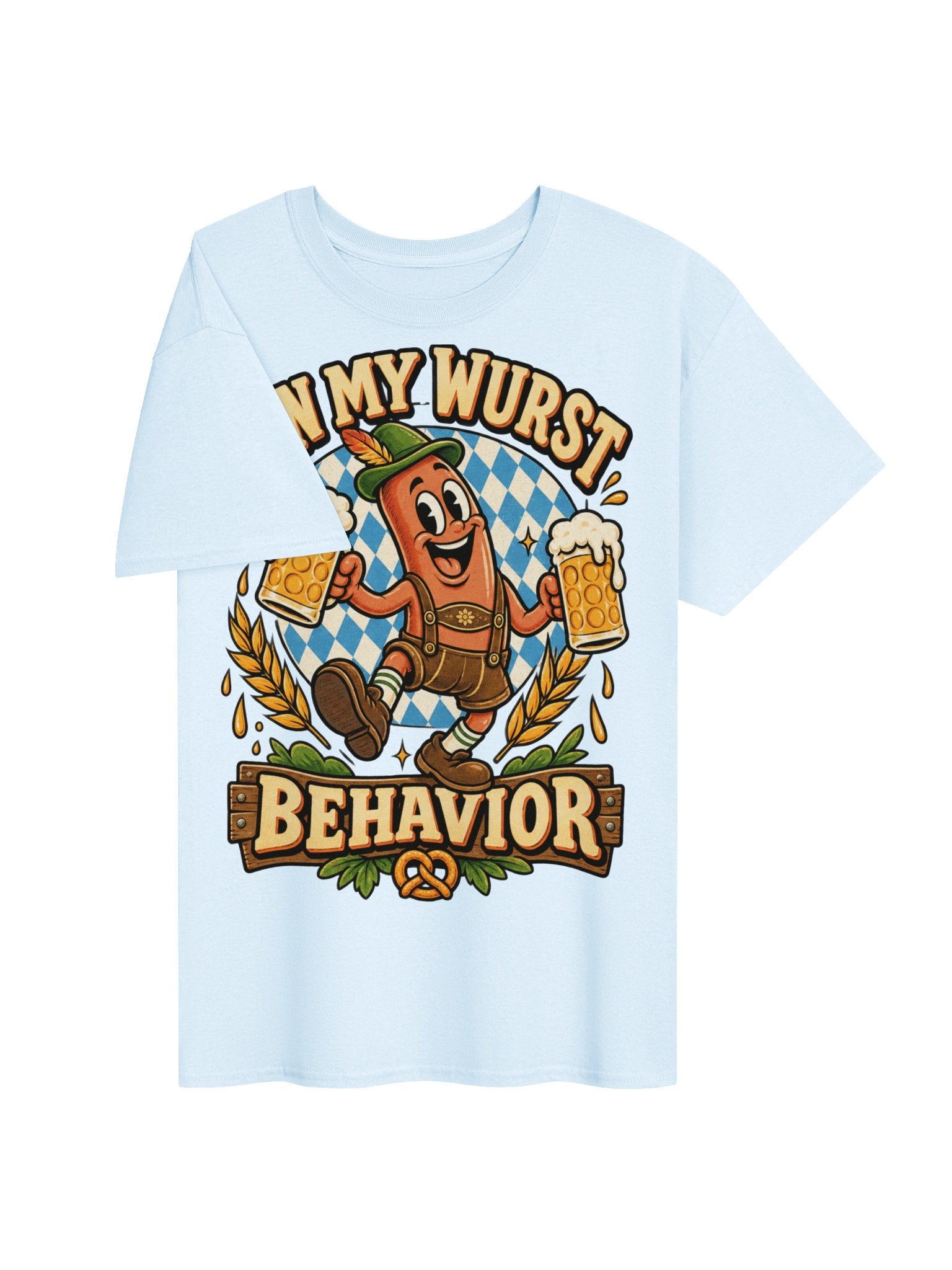 On My Wurst Behavior Oktoberfest T-Shirt product image (93)