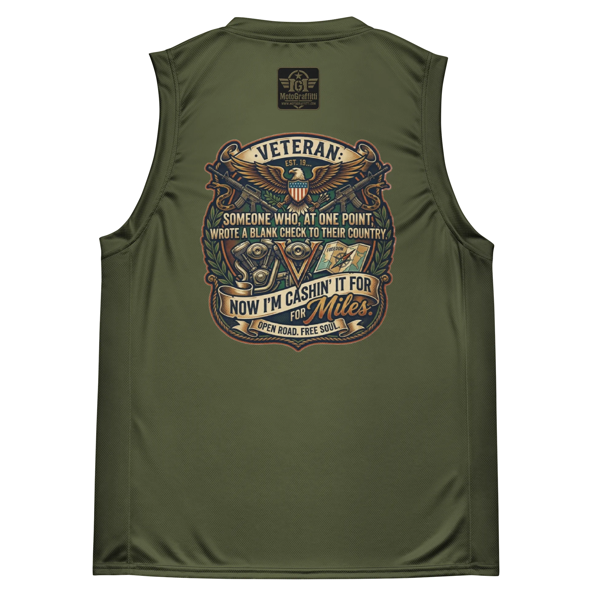 Veteran - The Written Check OD Green product image (4)