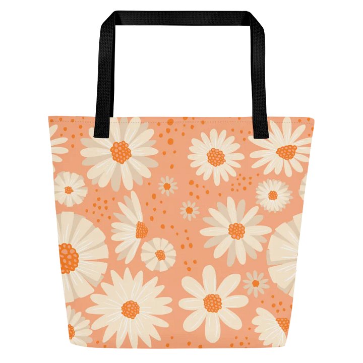 " D3" Peachy Blooms Tote product image (1)