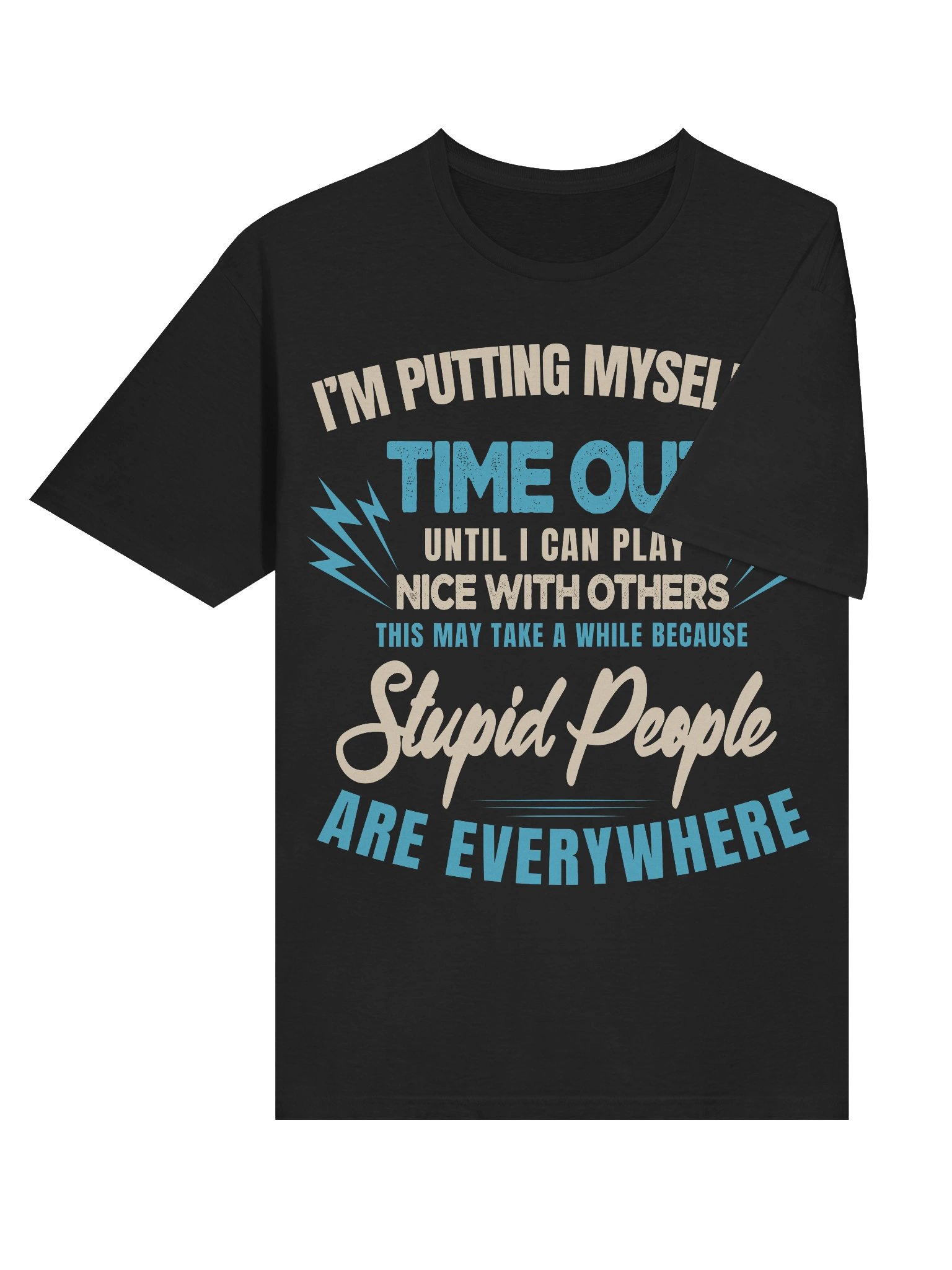 Meme – Time Out – Stupid People Everywhere – Gildan Softstyle T-Shirt product image (4)