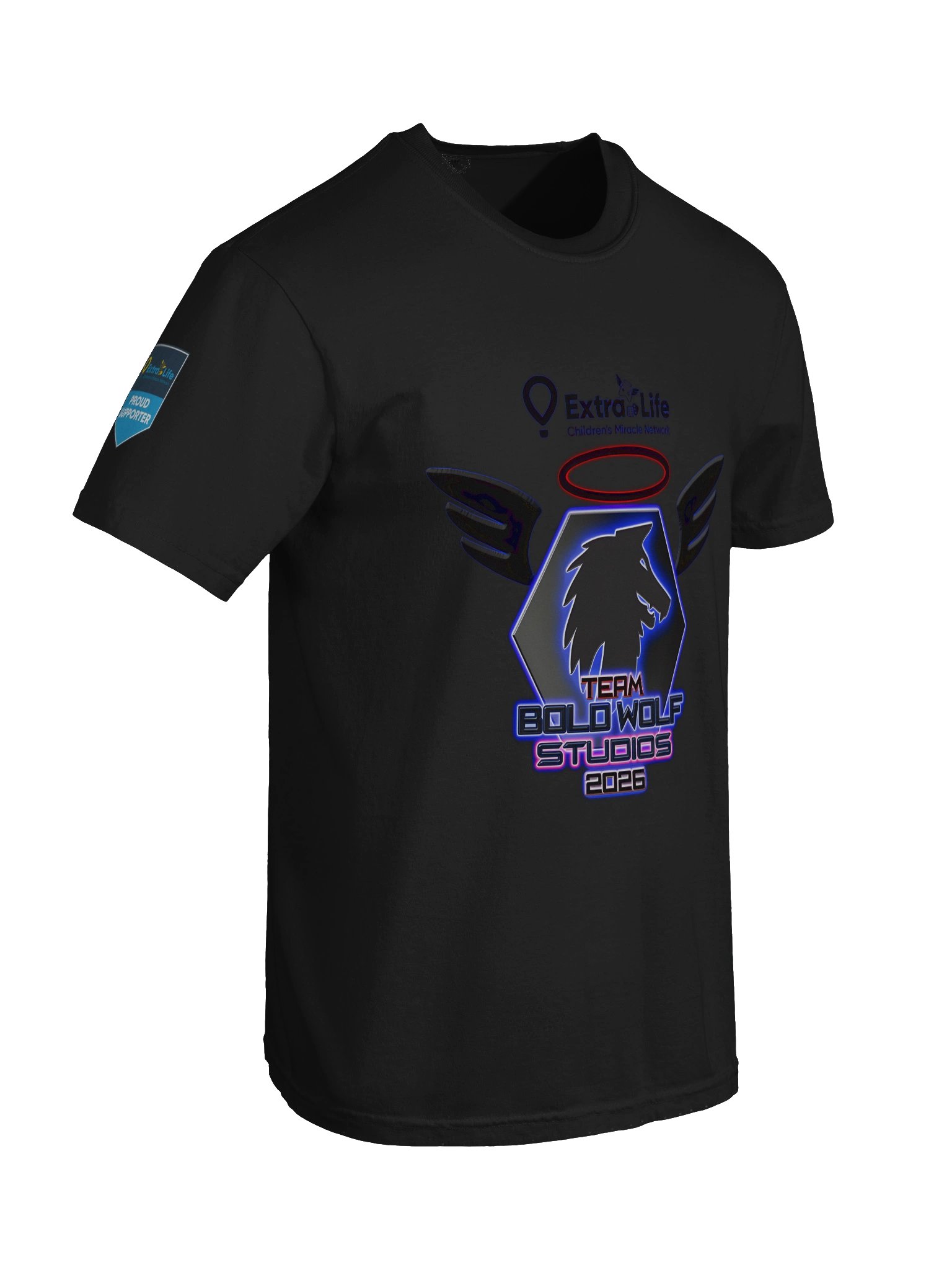 Team Bold Wolf Studios Extra Life Shirt product image (8)