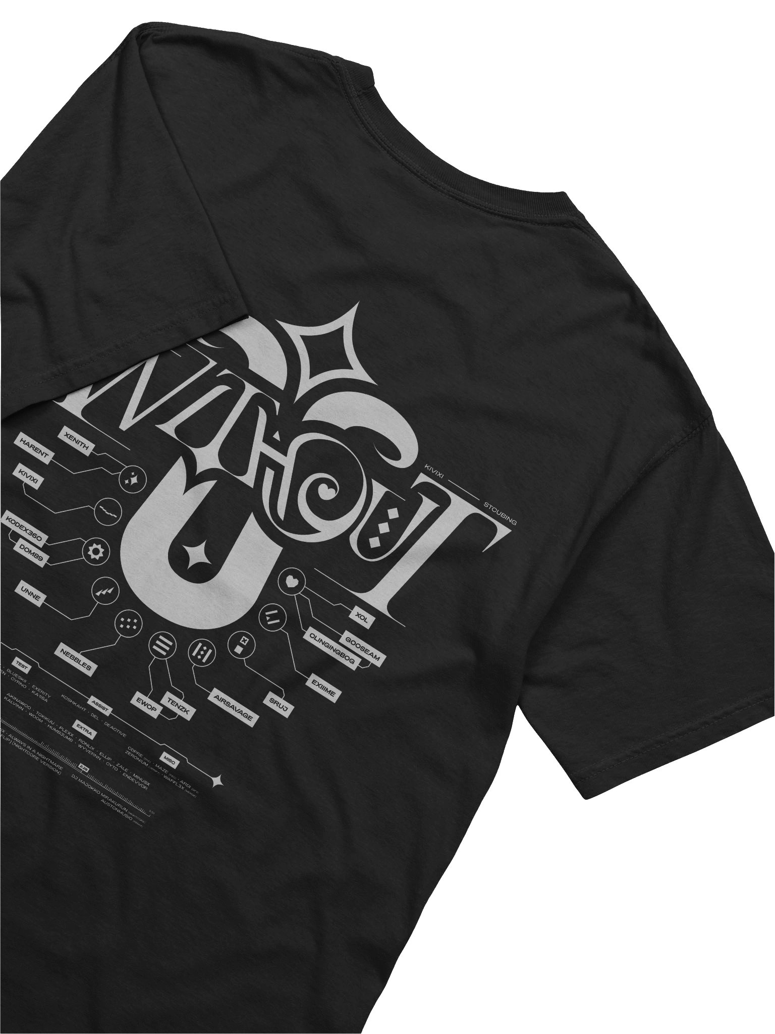 W/O U White/Black Shirt product image (6)