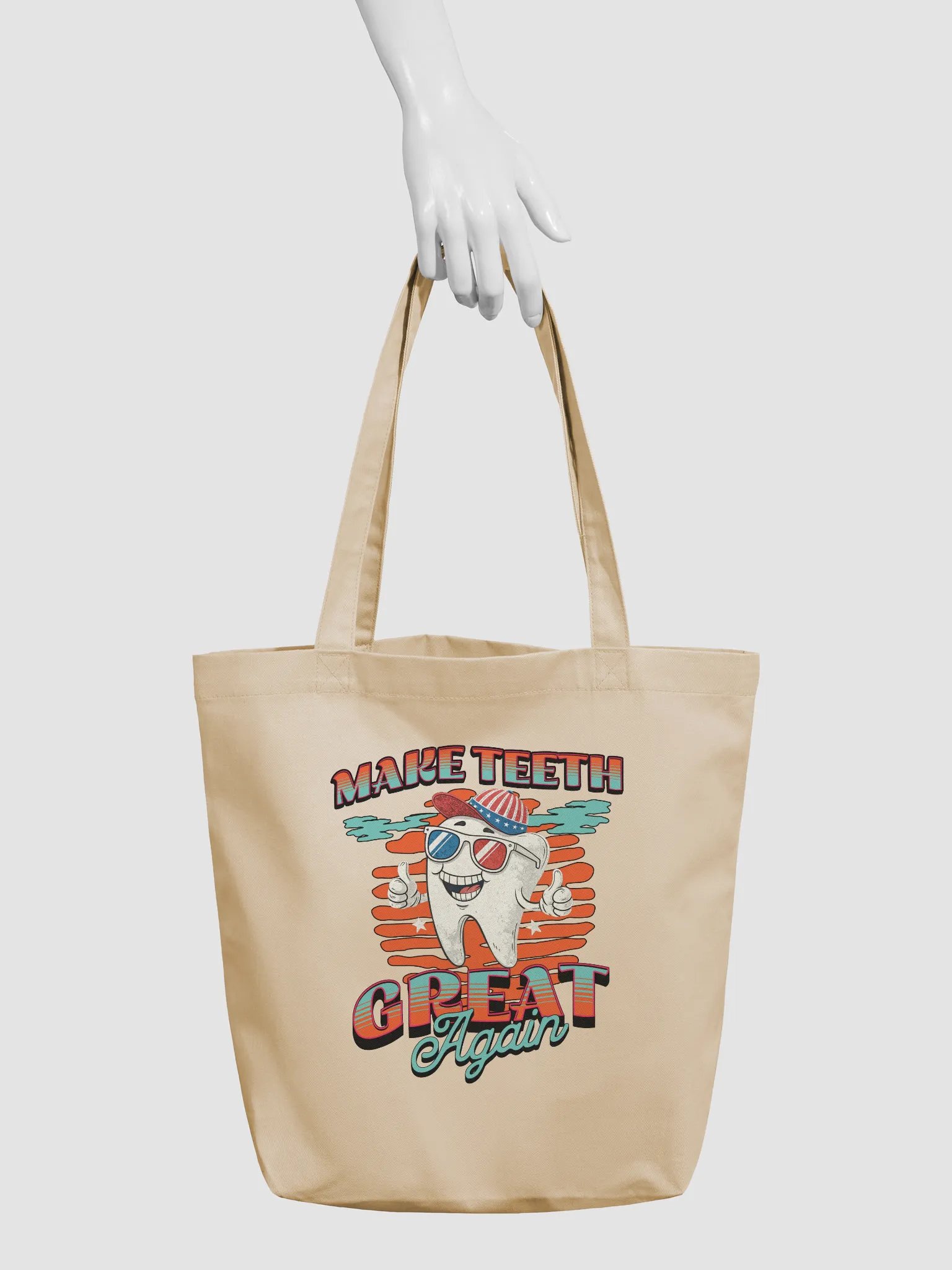 Make Teeth Great Again Tote Bag product image (6)