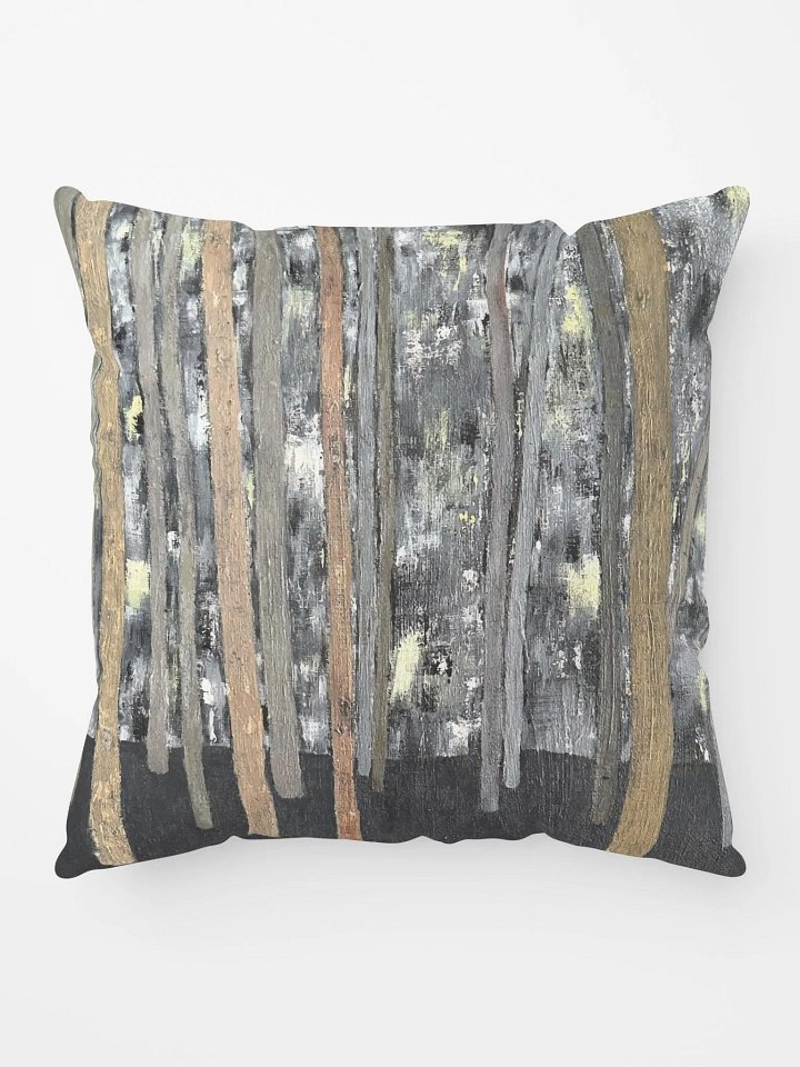 Square Black-Brown Trees Pillow product image (1)