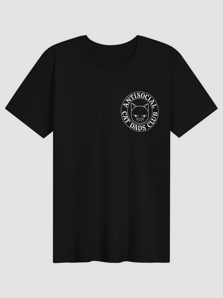 Antisocial Cat Dads Club 1 (Left Chest Print) - Unisex Adult Super Soft Lightweight T-shirt product image (2)