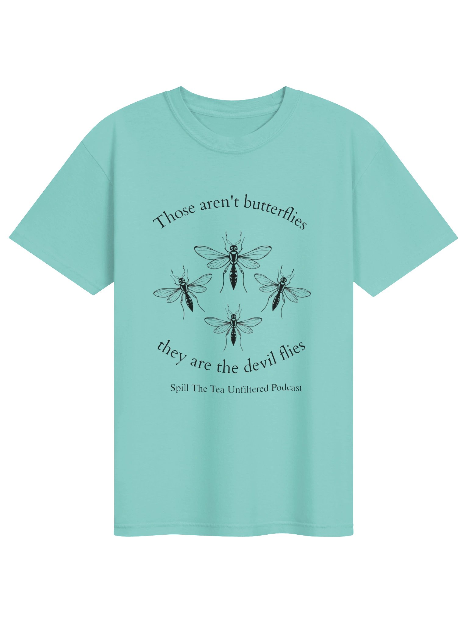 Devil Flies Tee — Spill the Tea Unfiltered product image (1)