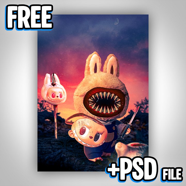 Labubu Poster & PSD File product image (1)