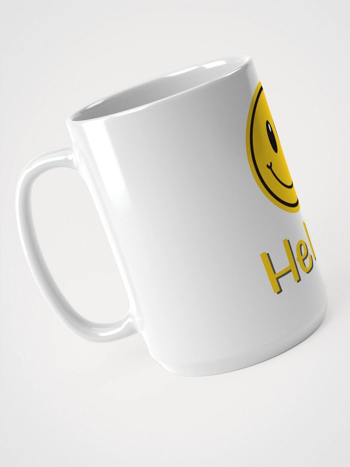 Hello | White Glossy Mug by Mugz product image (2)