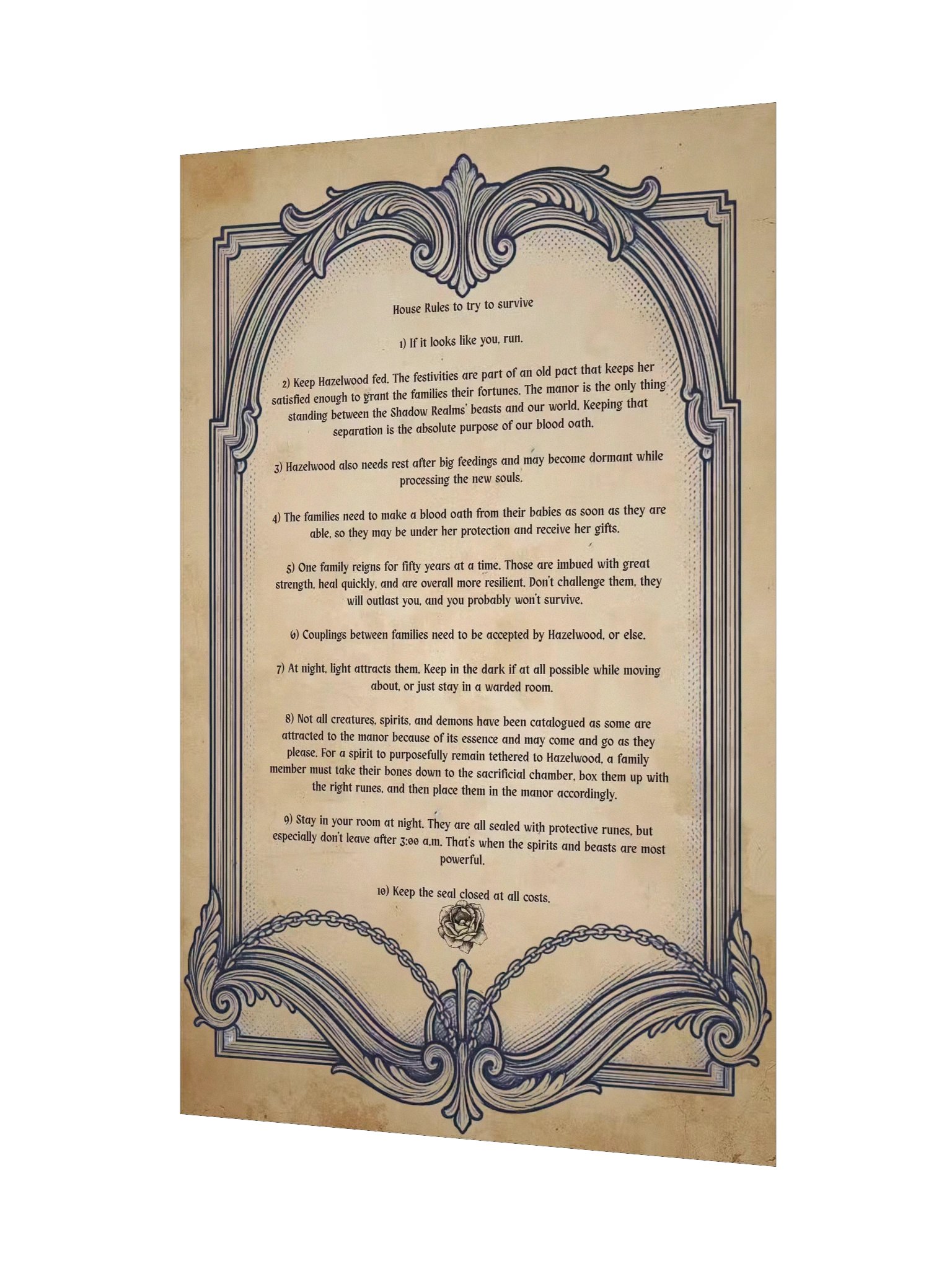 House Rules to try to survive product image (3)