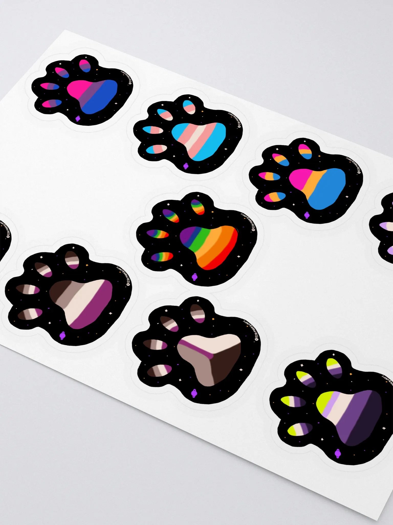 Paw-some Pride Sticker Pack product image (3)