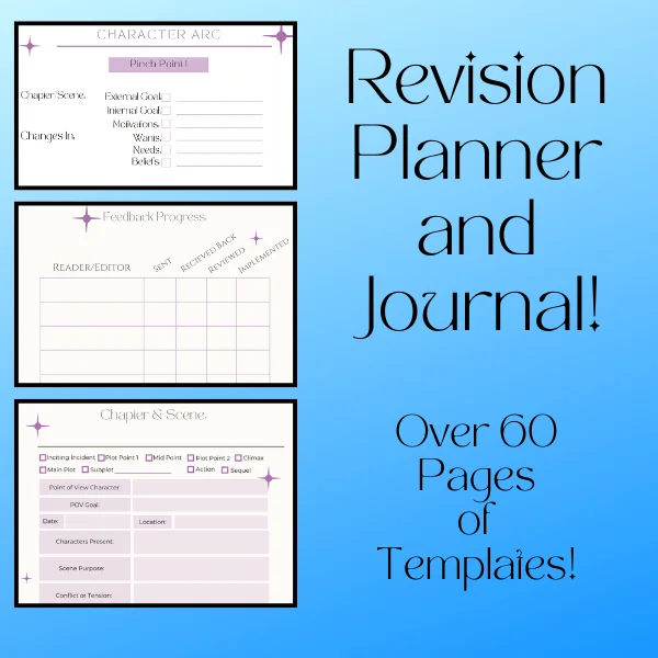 Revision Planner and Journal for Writers and Novelists product image (1)