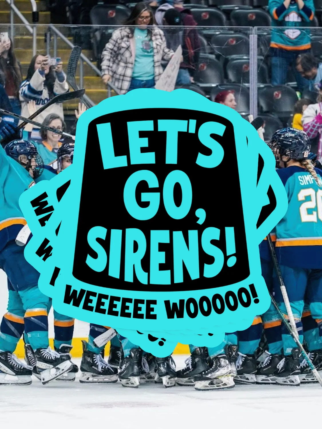 NY SIRENS Sticker product image (1)