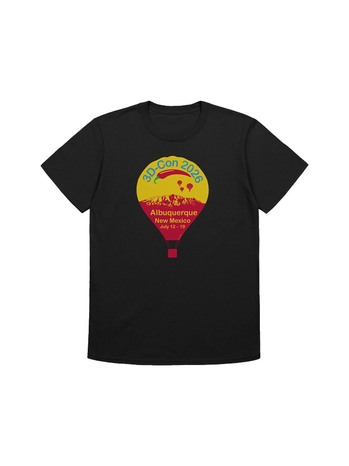 3D-Con 2026 UNofficial logo lightweight soft T-shirt product image (3)