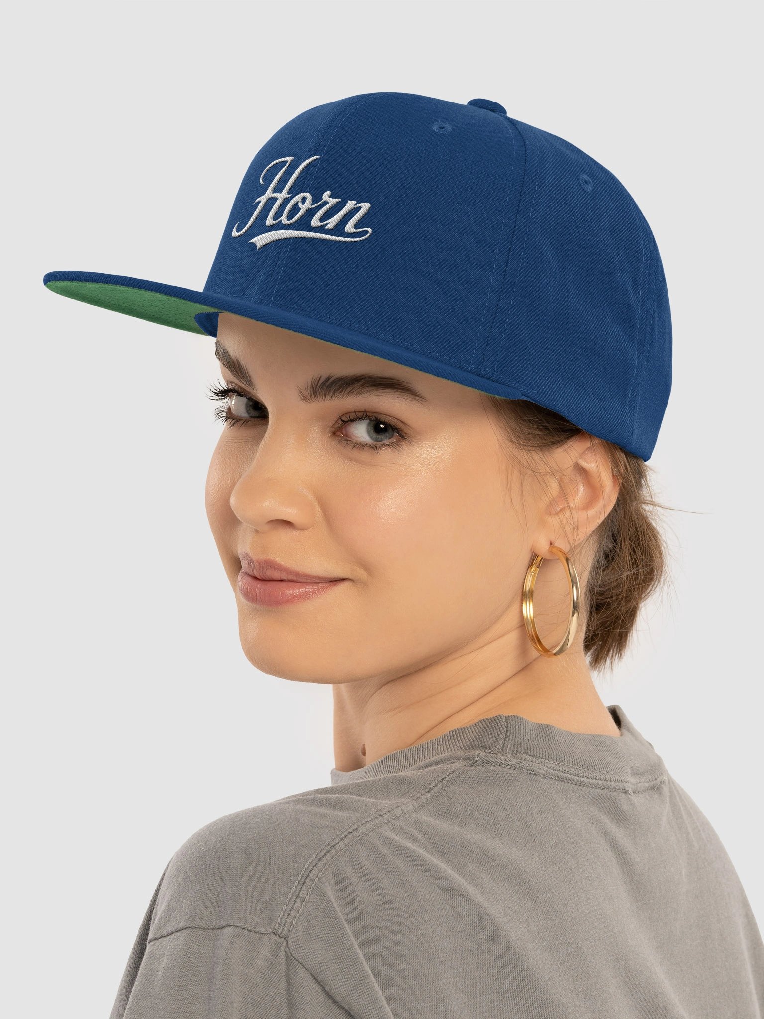 Cursive Horn Snapback product image (54)
