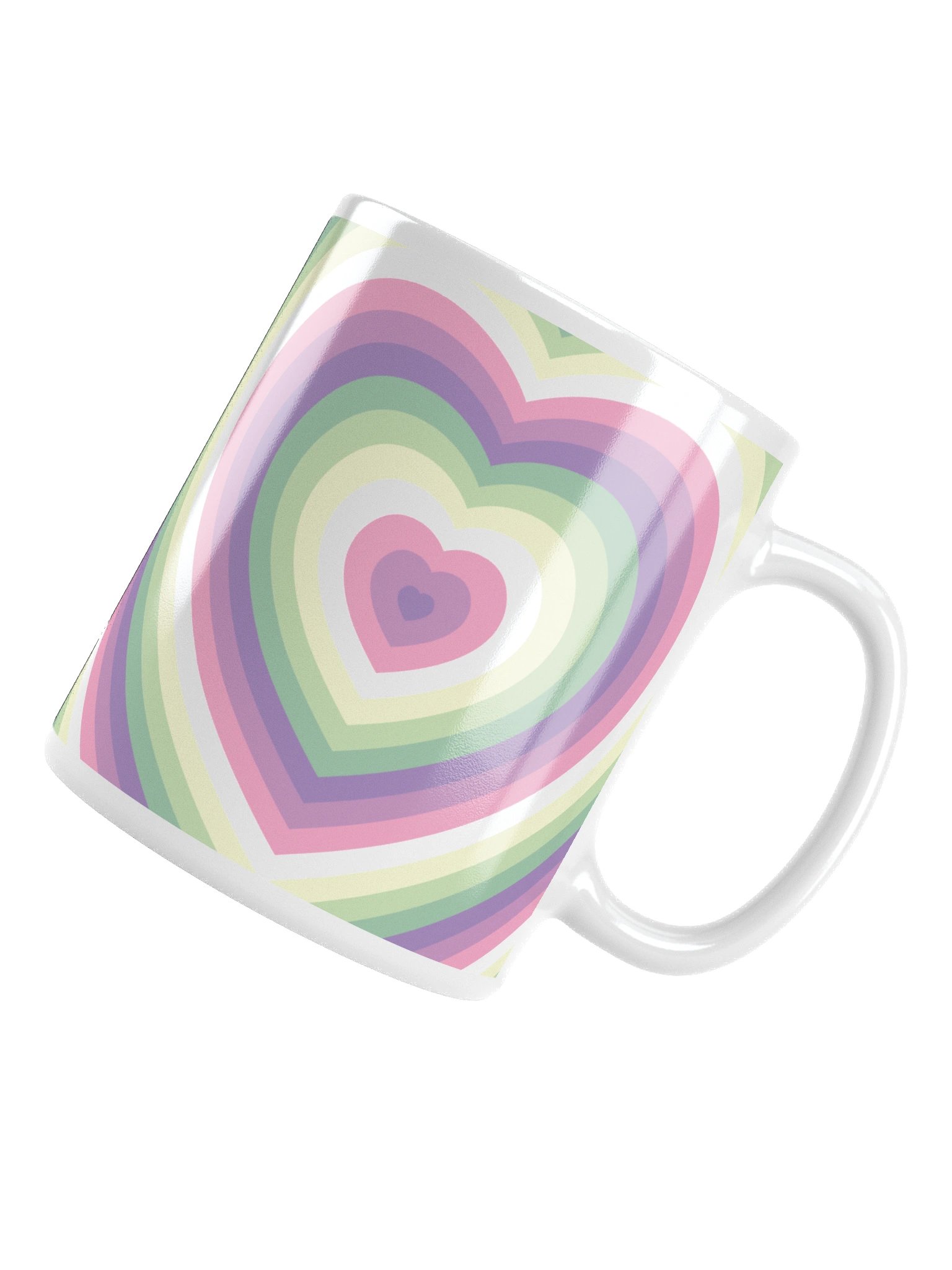 Genderfae Pride Hearts Mug (Left-handed) product image (5)