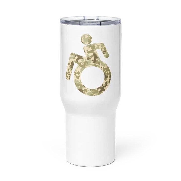 Wheelie, Desert Camo, Handled Travel Mug product image (1)