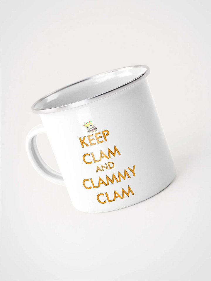 Keep Clam and Clammy Clam Enamel Mug product image (1)