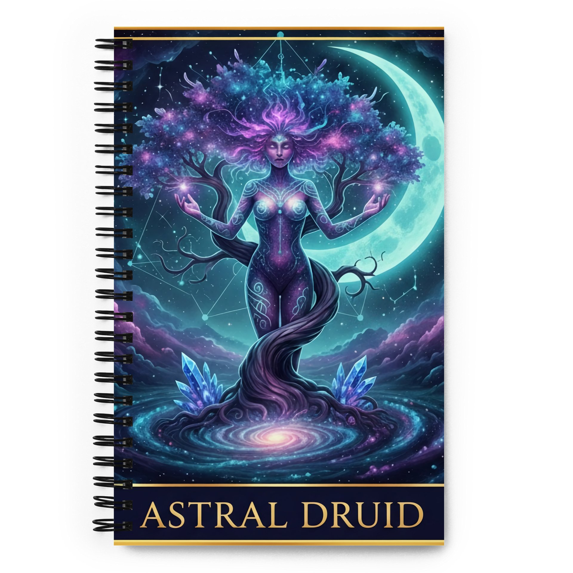 Astral Druid Spiral Notebook product image (1)
