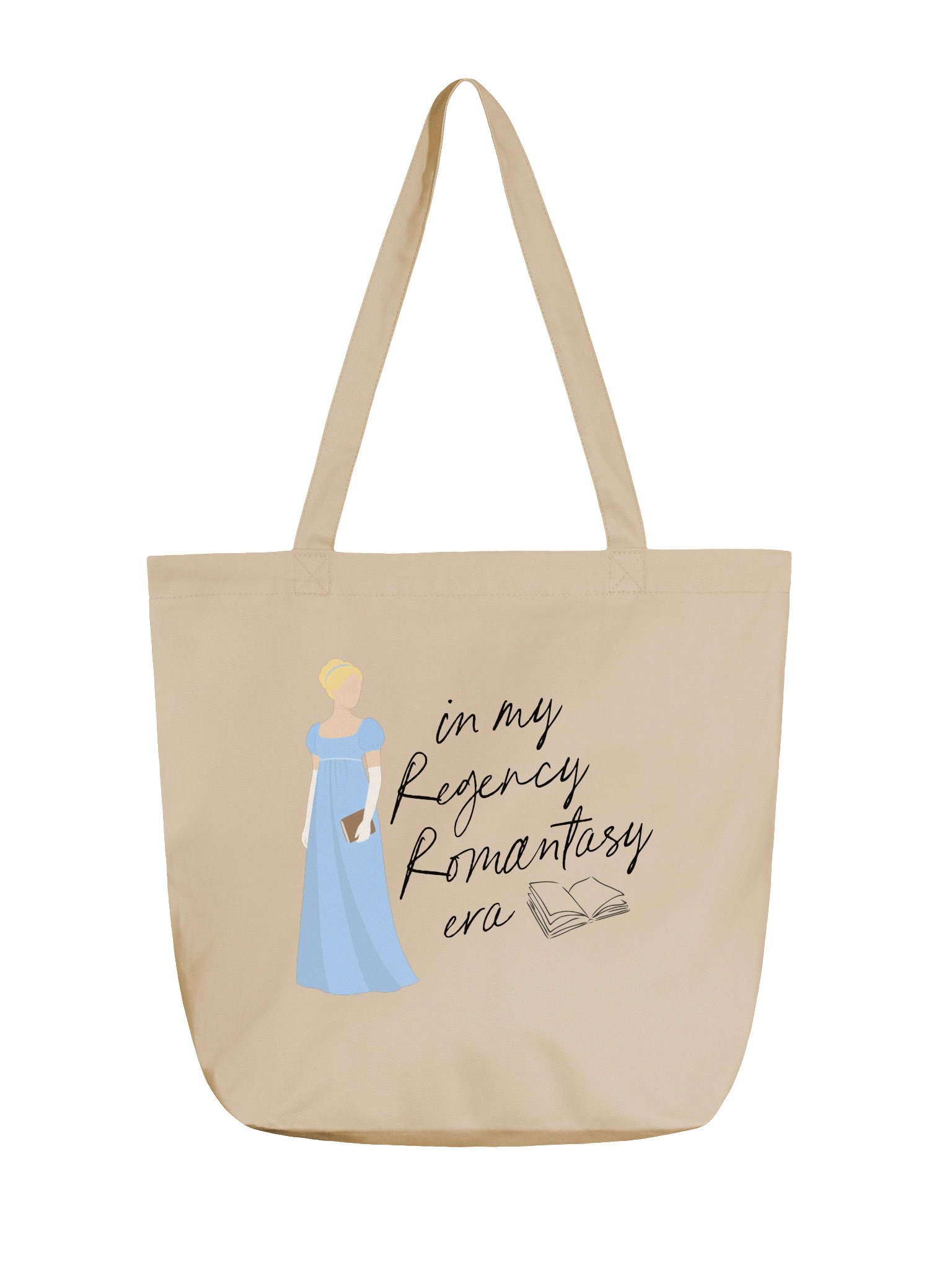 Regency Romantasy Era Econscious Tote Bag | BLUE product image (1)