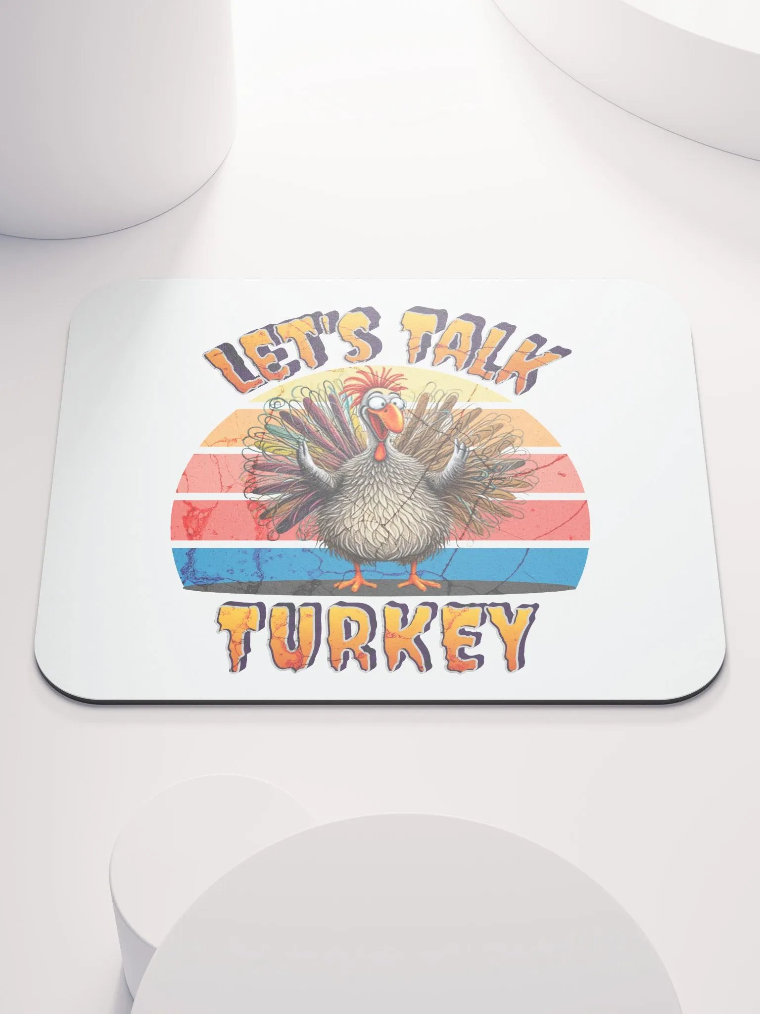 Lets Talk Turkey Retro Mouse Pad product image (1)