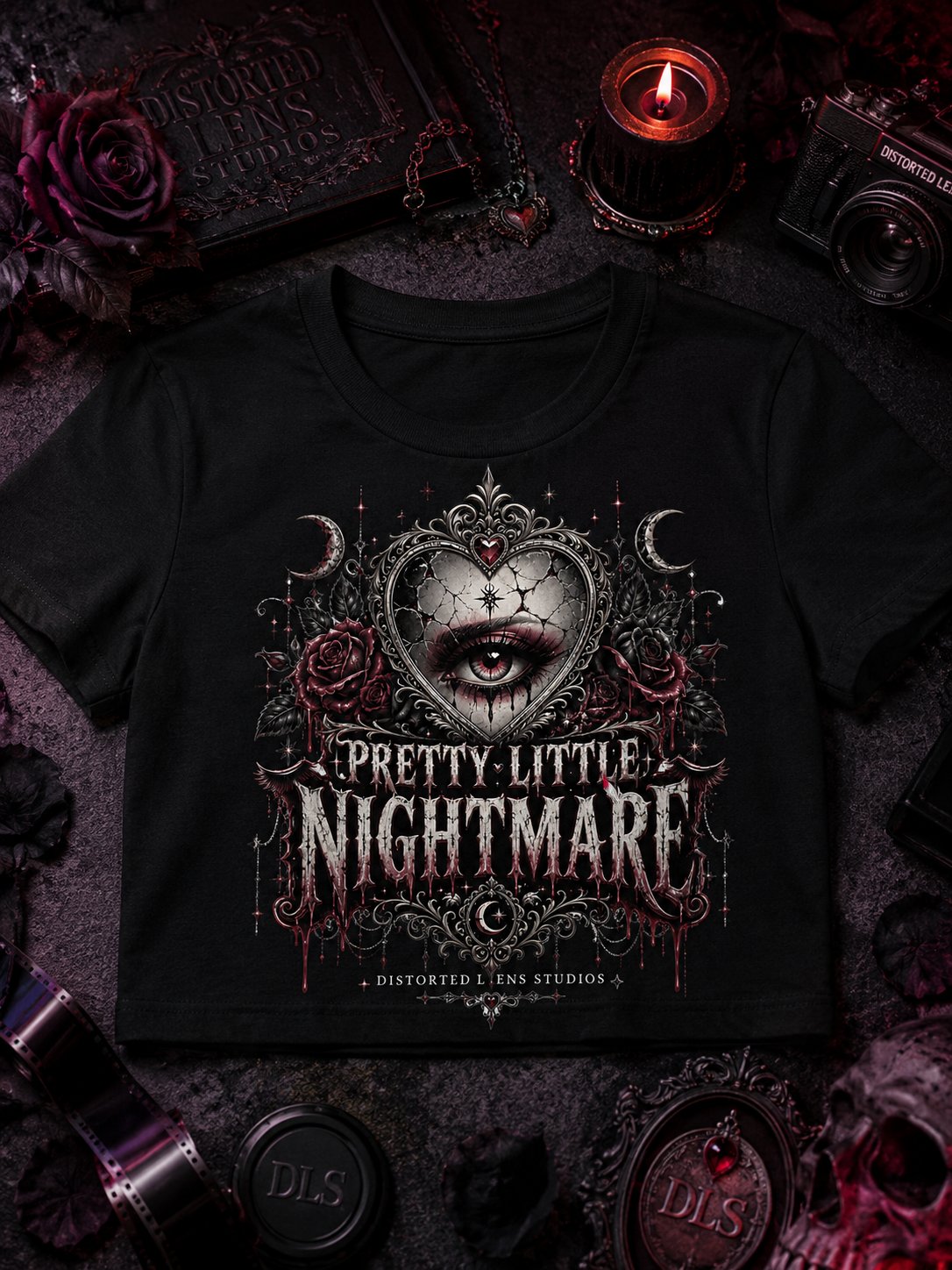 Pretty Little Nightmare Crop Top product image (2)
