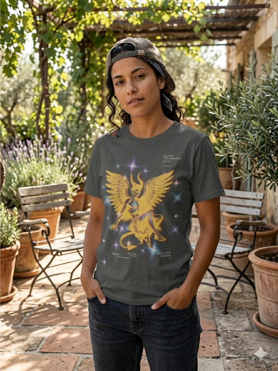 Mythical Winged Guardian T-Shirt product image (3)