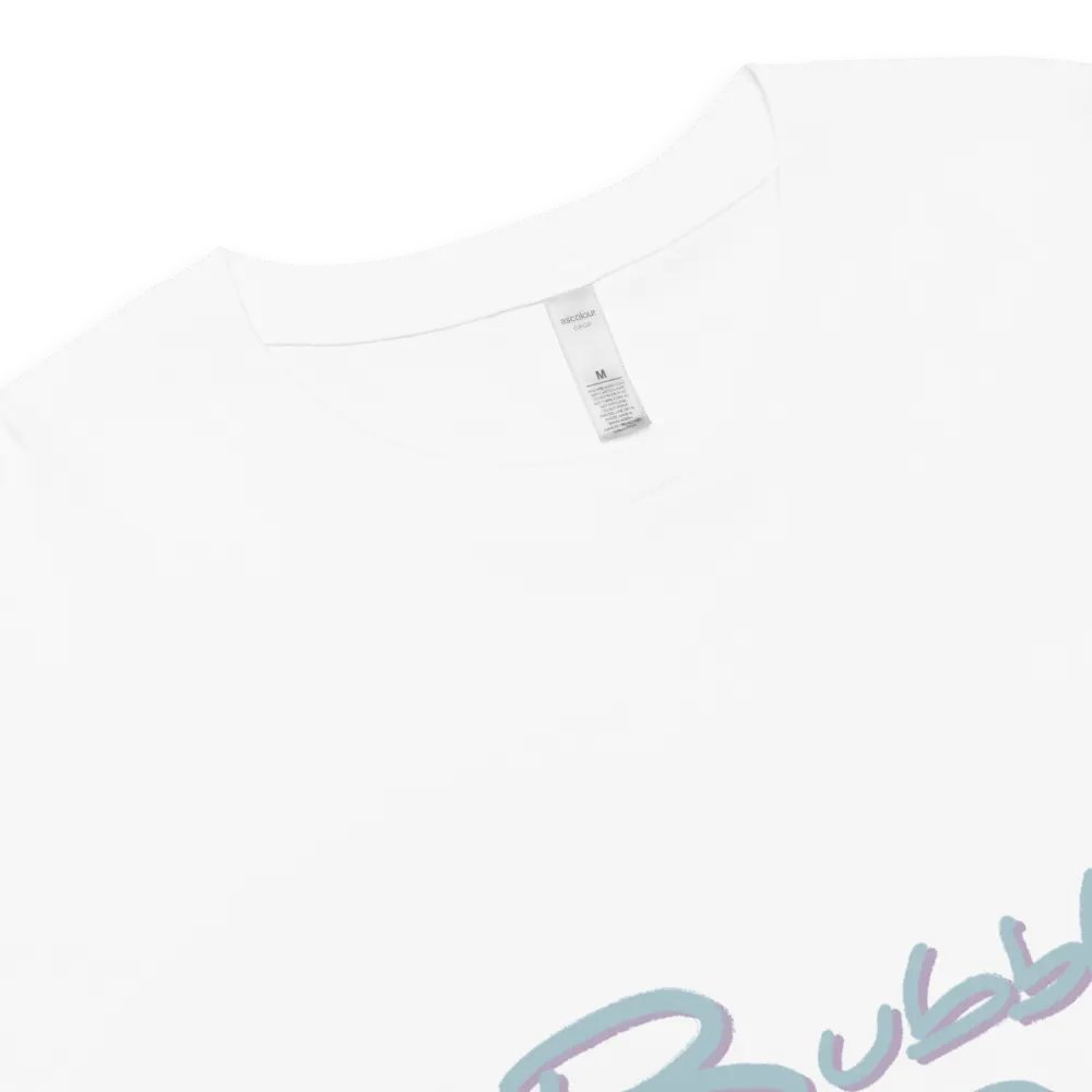 Bubbly and a B*tch (cotton candy shadow design) printed cotton crop top product image (22)