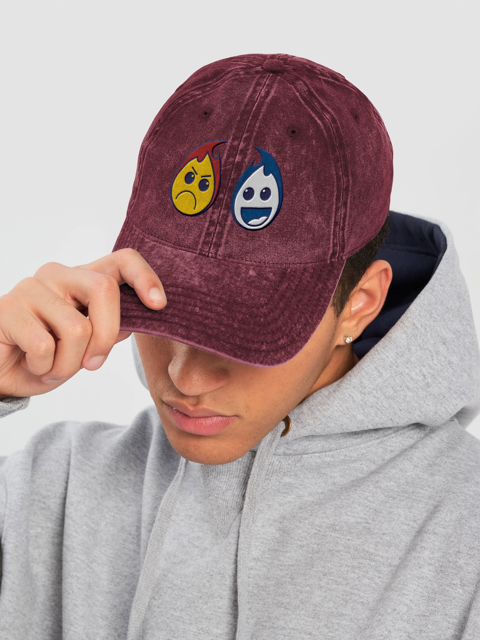 Flame Buddies Maroon Dad Hat product image (7)