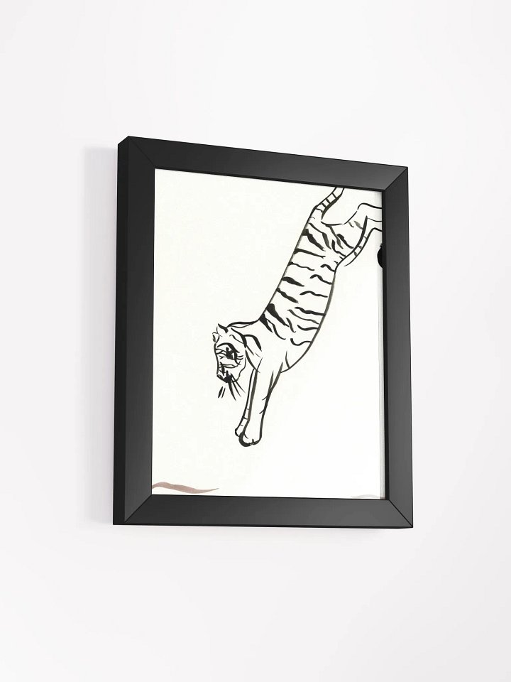 Jumping Tiger Framed Print product image (4)