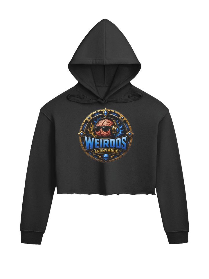 Bella+Canvas Fleece Crop Hoodie product image (1)