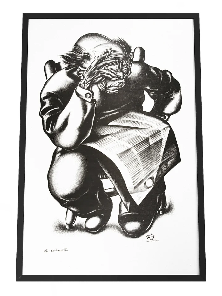 EL PESIMISTA (THE PESSIMIST) PRINT product image (1)