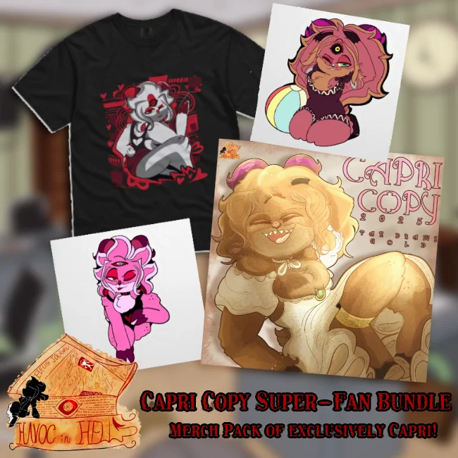 HAVOC IN HELL - Capri Copy: Capri Copy Super-Fan Bundle product image (1)