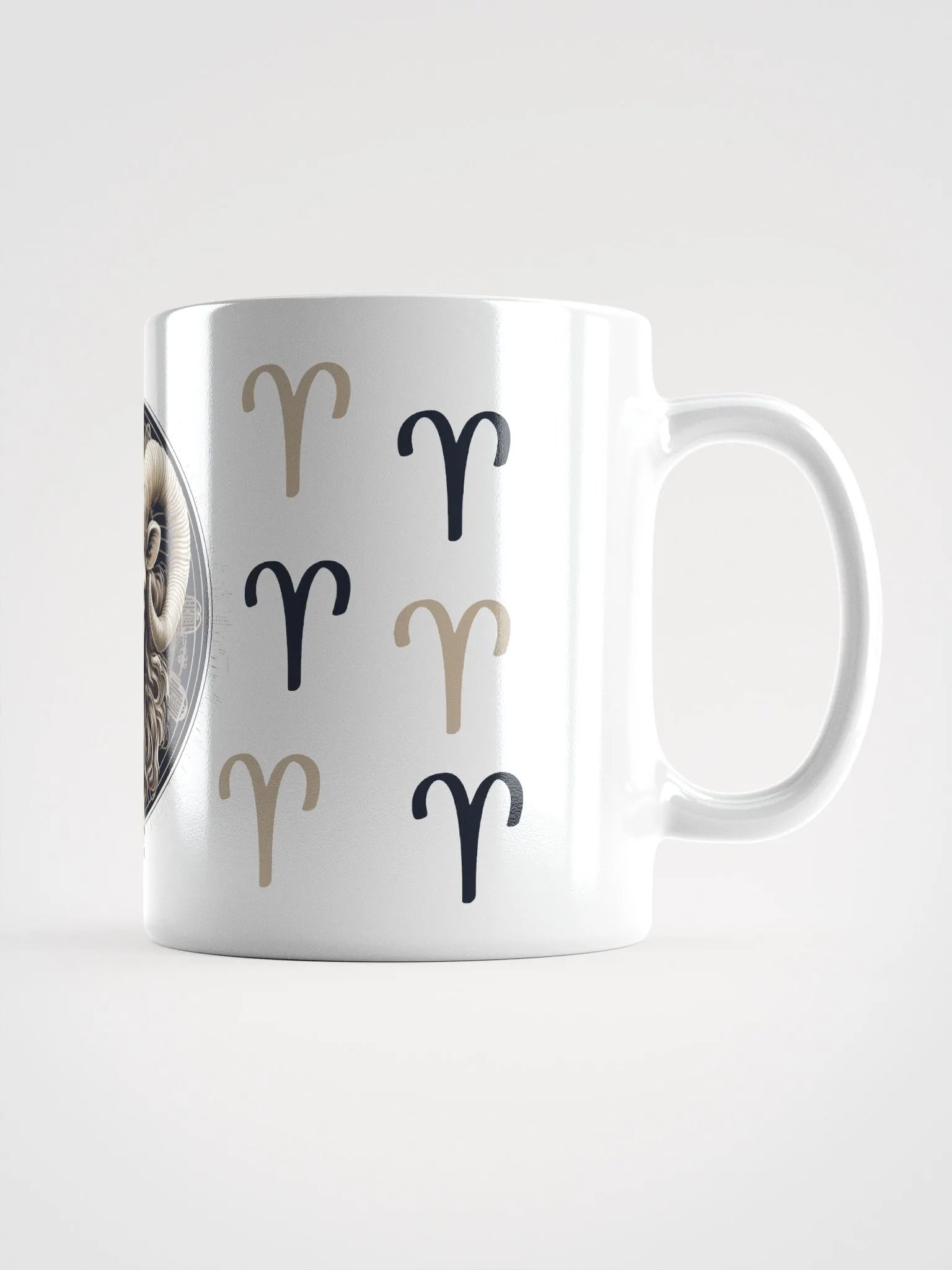 Aries Zodiac Ram's Head Mug product image (3)