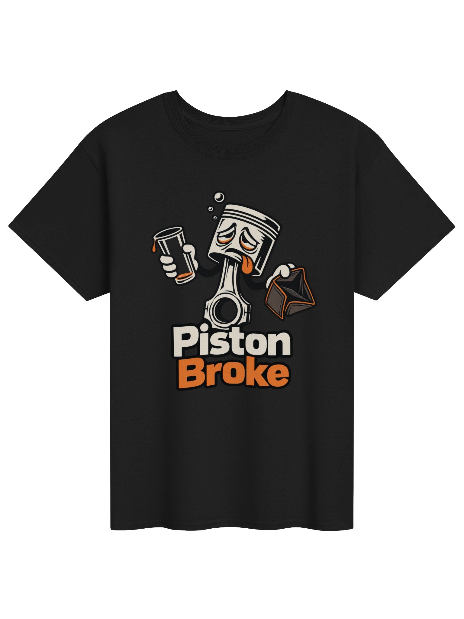 Piston Broke Drunk Piston Mechanic T-Shirt product image (1)