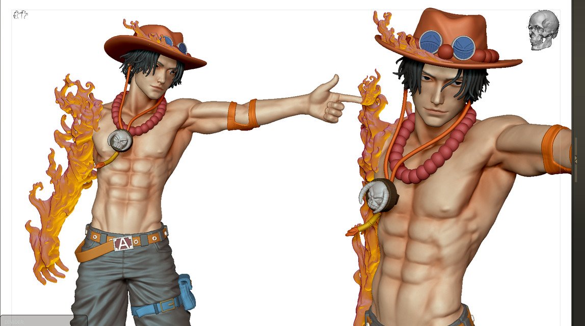 Portgas D. Ace STL product image (1)