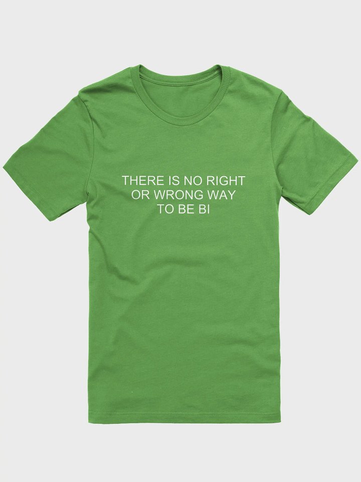 no wrong way to be bi t-shirt product image (1)