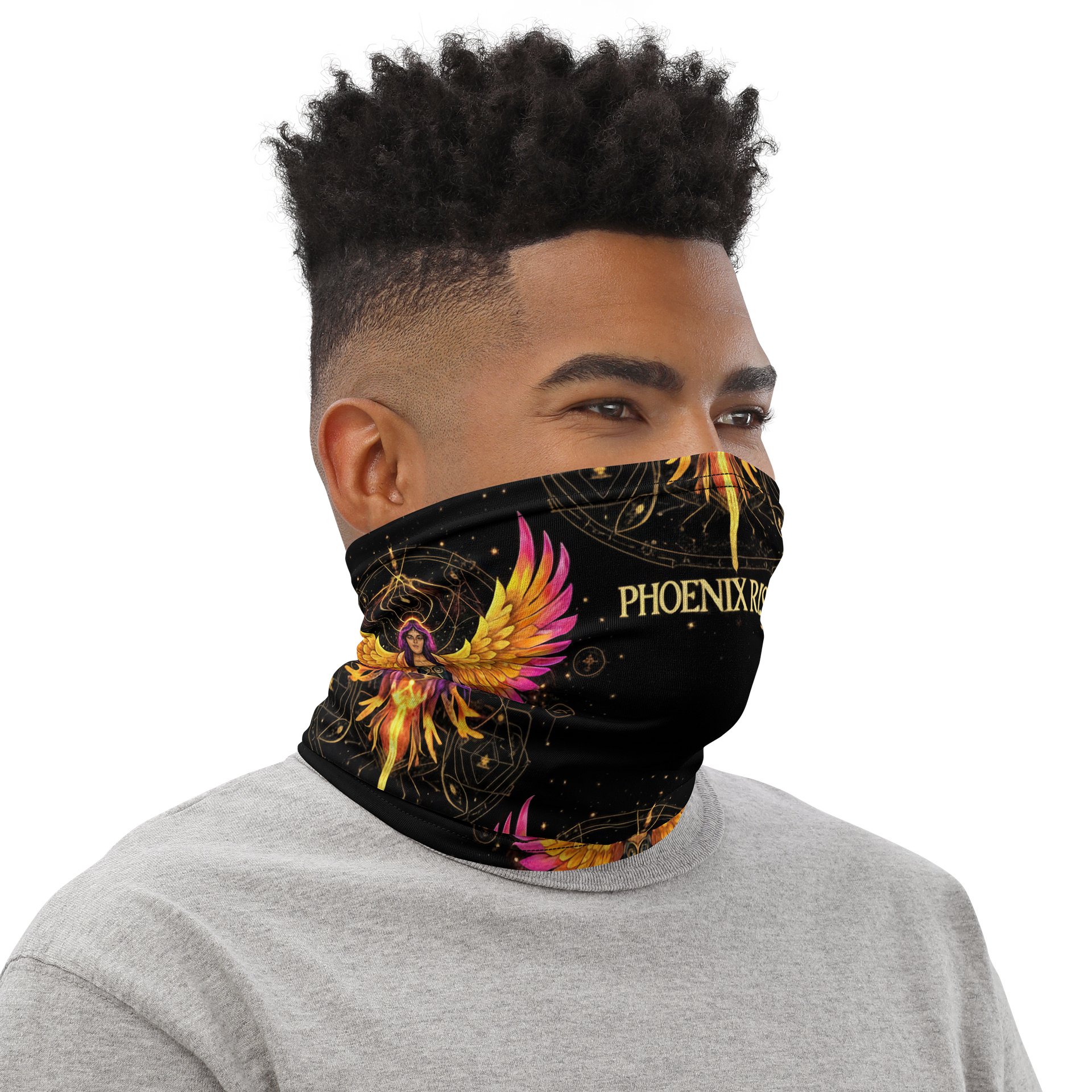 Phoenix Rising All-Over Print Neck Gaiter product image (2)