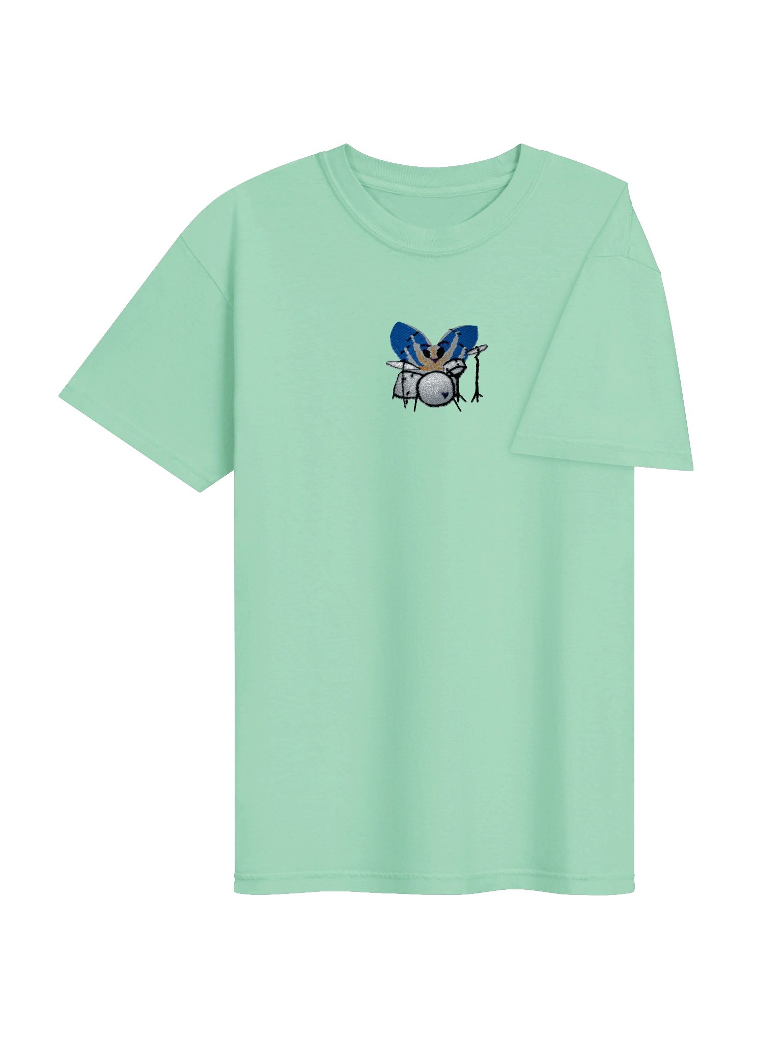 Bug Band Adult Unisex Embroidered Tee Centered GoldBug product image (76)