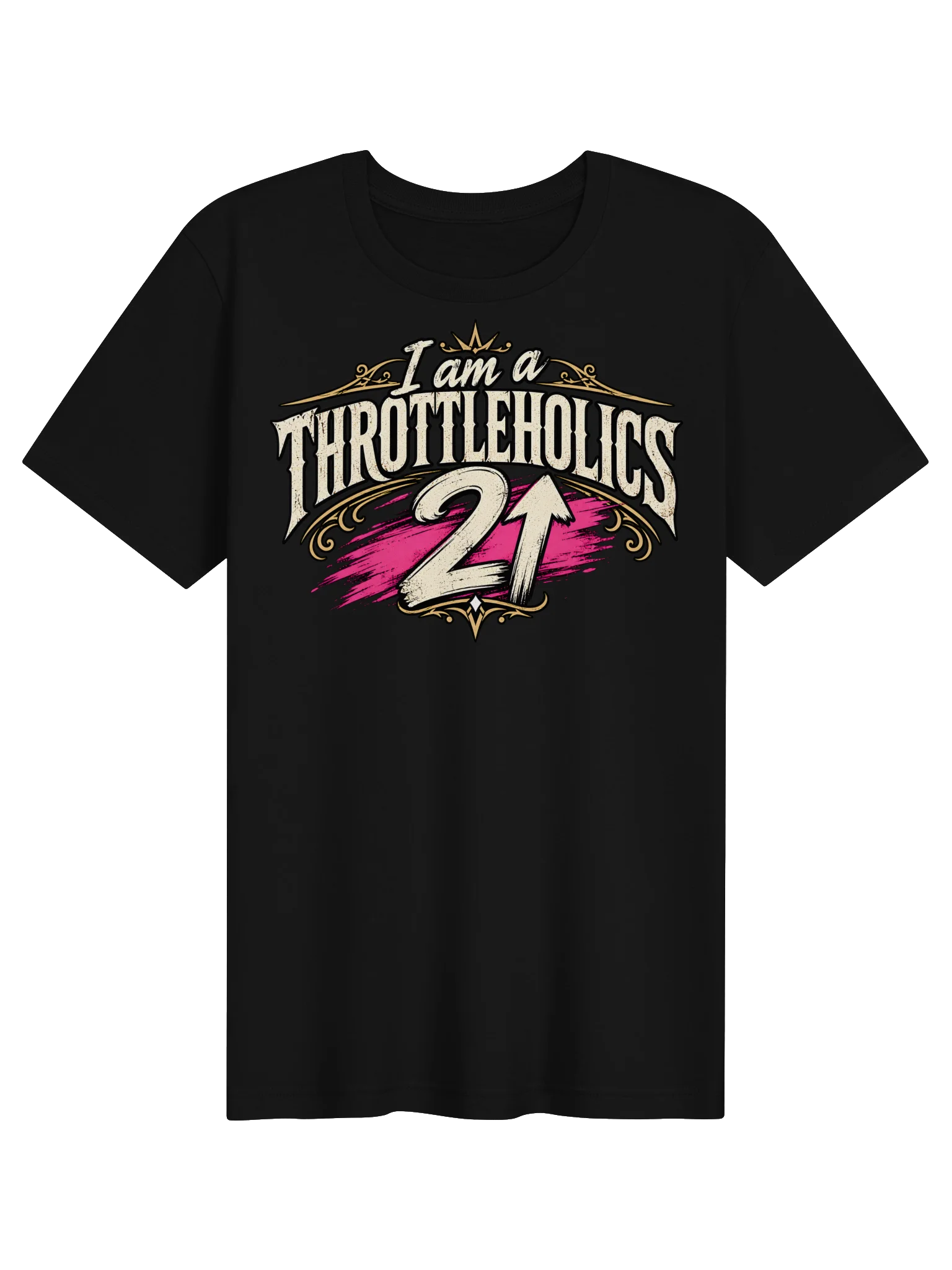 "I Am a Throttleholics 2 Up" Vintage Graphic Tee product image (1)