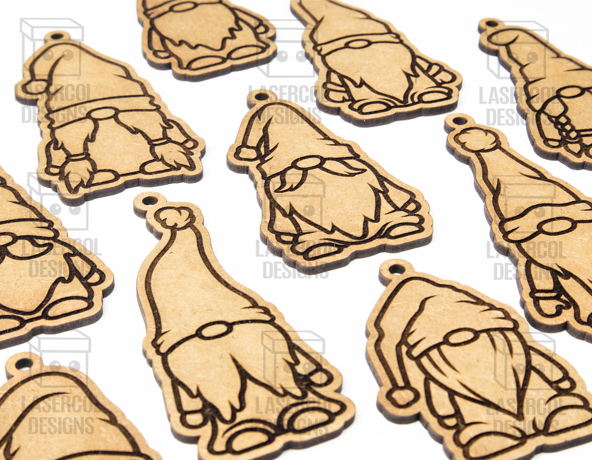 Christmas Gnomes Ornaments - Laser Cut Files product image (9)