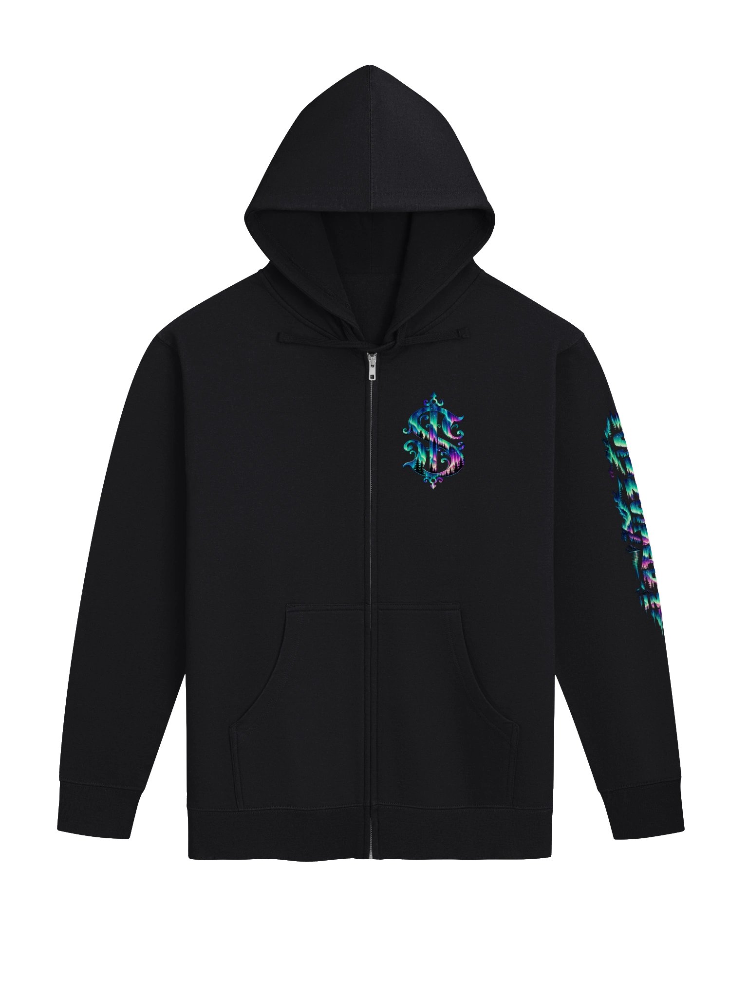Aurora Borealis Zip Hoodie product image (1)